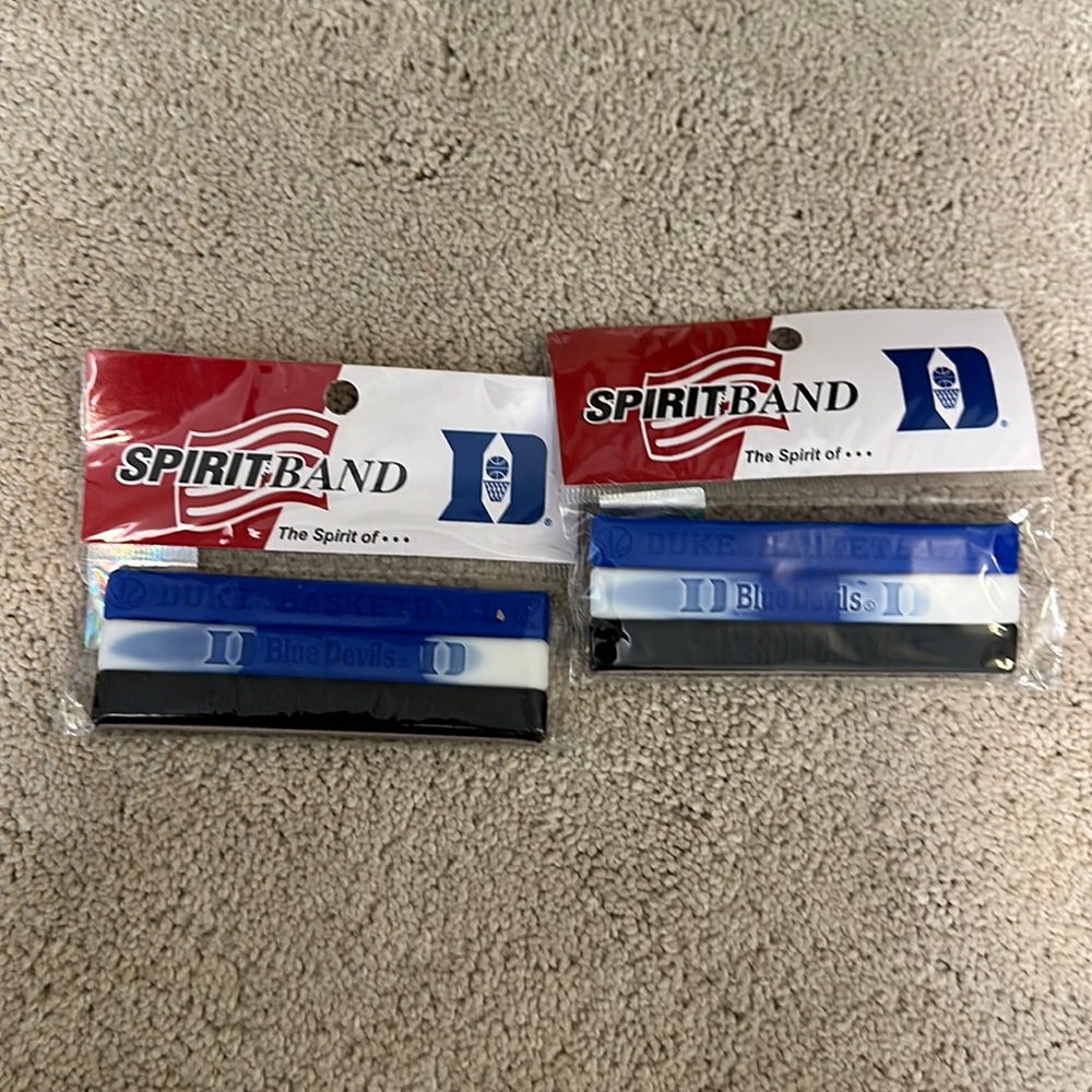 Duke wristbands one for $4 both for $6